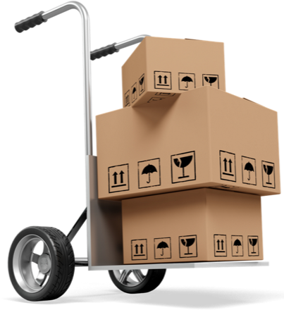 Cajas listas para envío por paquetería